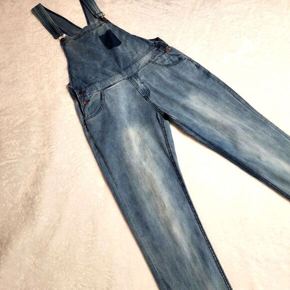 Unbranded Womens Chambray Overalls Size 2L - Picture 1 of 13